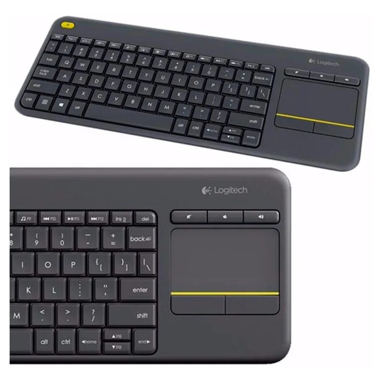 Logitech K400 Plus Teclado Inalambrico Touch Para Smart Tv
